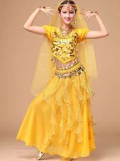 Séduisant Costumede danse orientale en chiffon Déguisements Halloween