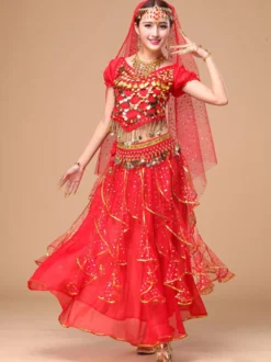 Séduisant Costumede danse orientale en chiffon Déguisements Halloween