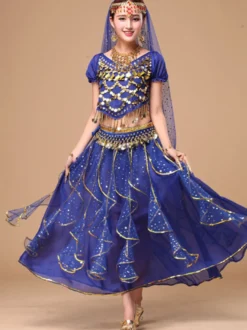 Séduisant Costumede danse orientale en chiffon Déguisements Halloween