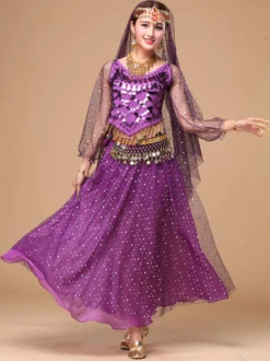 Séduisant Costumede danse orientale en chiffon Déguisements Halloween