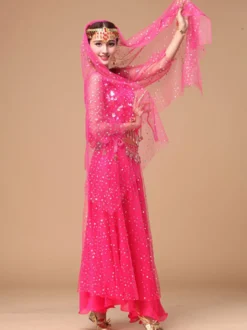 Séduisant Costumede danse orientale en chiffon Déguisements Halloween