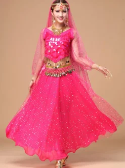 Séduisant Costumede danse orientale en chiffon Déguisements Halloween