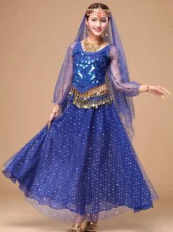Séduisant Costumede danse orientale en chiffon Déguisements Halloween