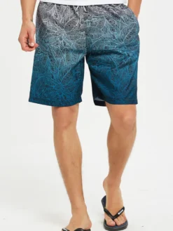 Short de bain homme à séchage rapide grande taille couleur plage