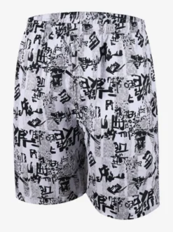 Short d'été pour homme imprimé taille élastique décontracté pour la plage