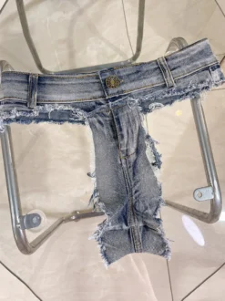 Short sexuel String déchiré Clubwear