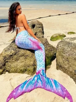 Sirène Ensemble de bikini pour femmes maillots de bain de plage d'été sirène