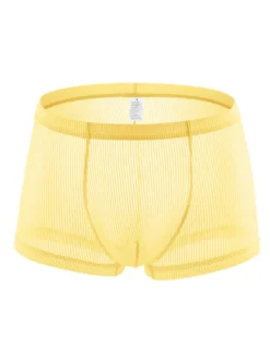 Slip Homme Polyester Transparent Solide
