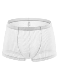 Slip Homme Polyester Transparent Solide