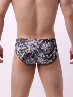 Slip Homme Sexy Sous-vêtement Imprimé Python Polyester