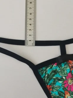 Sous-vêtements pour hommes lingerie sexy string à imprimé floral