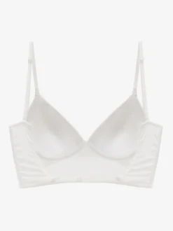 Soutien-gorge court à bretelles croisées dans le dos et armatures