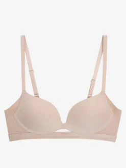 Soutien-gorge à décolleté plongeant avec découpe et armatures sans coutures