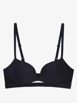 Soutien-gorge à décolleté plongeant avec découpe et armatures sans coutures