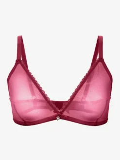 Soutien-Gorge En Maille Transparente Blanc Lingerie Décontractée Sexy