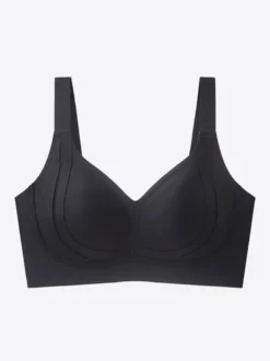 Soutien-gorge sans armatures avec maintien latéral brassière confortable et sans coutures.