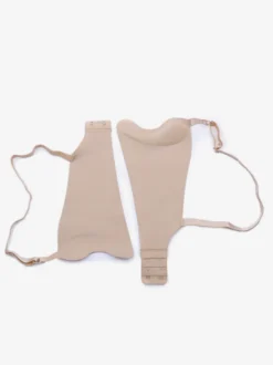 Soutien-gorge sans bretelles triangle en polyester nude liftant et push-up lingerie de soirée formelle