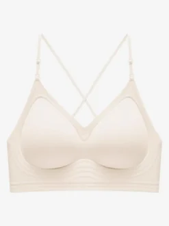 Soutien-gorge sans coutures à dos en U brassière invisible sans bretelles fines