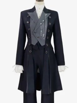 Steampunk Lolita Manteaux Gris Hiver Lolita Vintage