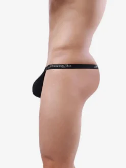 String pour homme avec poche ajustable taille basse et ceinture élastique sous-vêtement sexy