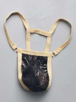 String sexy taille basse pour homme sous-vêtement avec poche bombée