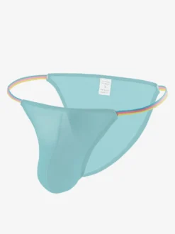 String transparent pour homme culotte sexy avec pochette slip lingerie