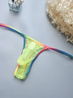 String transparent pour homme - Culotte sexy - String - Slip - Lingerie