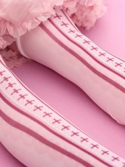 Sweet Lolita chaussettes rose velours imprimé bas de Lolita Déguisements Halloween