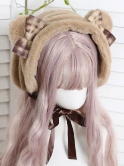 Sweet Lolita Hat Bows Accessoire Accessoires Lolita Blanc