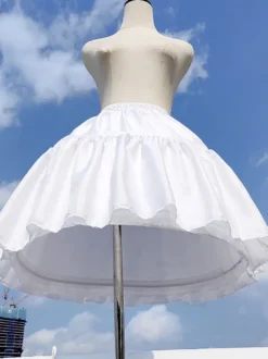 Sweet Lolita Jupons Polyester Blanc Lolita Jupe