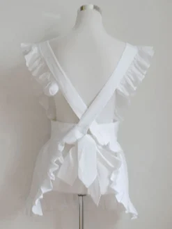 Tablier de bonne Lolita Accessoire Sweet Lolita Costume Kawaii Maid Déguisements Halloween