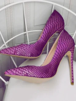 Talon haut escarpins femme bout pointu