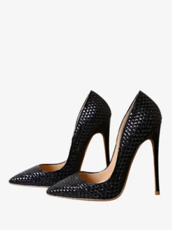 Talon haut escarpins femme bout pointu