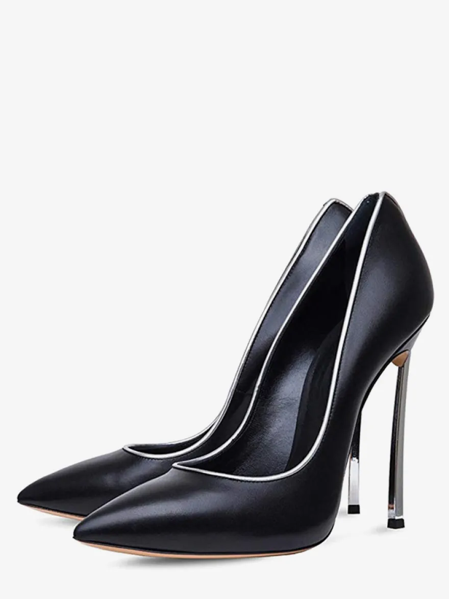 Talon haut escarpins femme bout pointu