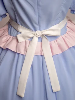 Tenue de soubrette rose Lolita ensemble de robe de princesse uniforme doux costumes de cosplay