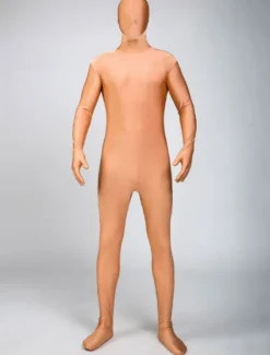 Toussaint Cosplay Combinaison de zentai enveloppé unisexe en lycra spandex nude Déguisements Halloween