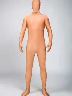Toussaint Cosplay Combinaison de zentai enveloppé unisexe en lycra spandex nude Déguisements Halloween