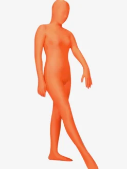 Toussaint Cosplay Costume de zentai orange en lycra spandex enveloppé Déguisements Halloween