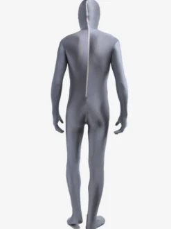 Toussaint Cosplay Costume de Zentai unisexe gris en lycra fibre de élastique Déguisements Halloween