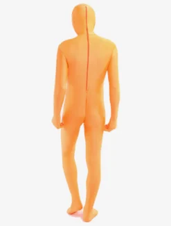 Toussaint Cosplay Costume de zentaï orange unicolore enveloppé Déguisements Halloween