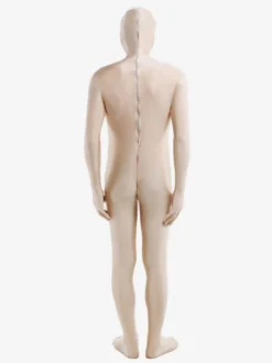 Toussaint Cosplay Costume de zentaï Face ouverte unisexe en lycra spandex écru blanc Halloween
