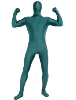Toussaint Cosplay Costume de zentai unicolore en lycra spandex enveloppé Déguisements Halloween