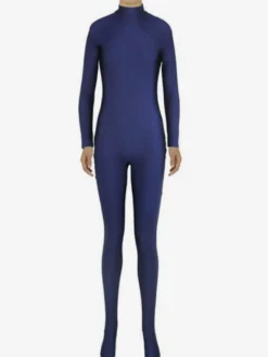Toussaint Cosplay Costume Zentai marine Slim Fit Spandex pour femmes Déguisements Halloween