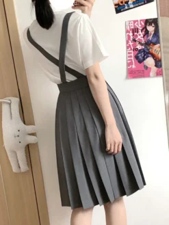 Uniforme scolaire japonais Lolita classique SK Jupes Lolita plissées noires