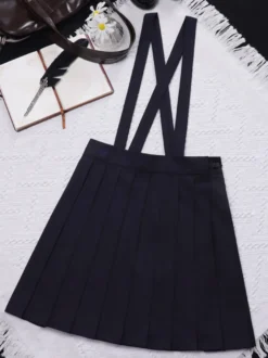 Uniforme scolaire japonais Lolita classique SK Jupes Lolita plissées noires