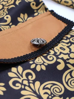 Veste boutonnée Steampunk pour homme veste vintage redingote gothique queue-de-pie