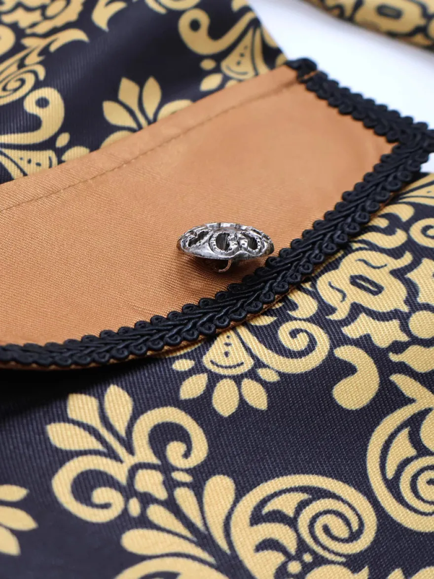 Veste boutonnée Steampunk pour homme veste vintage redingote gothique queue-de-pie