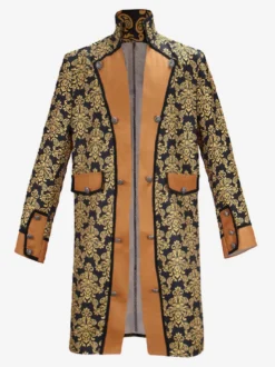 Veste boutonnée Steampunk pour homme veste vintage redingote gothique queue-de-pie