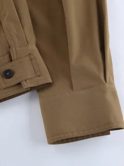 Veste courte à col montant pour femme 2026