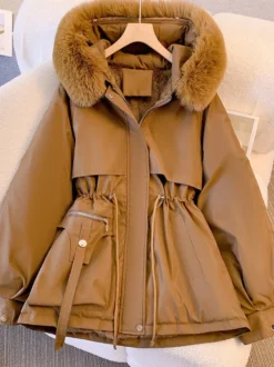 Veste Femme Fausse Fourrure Polyester